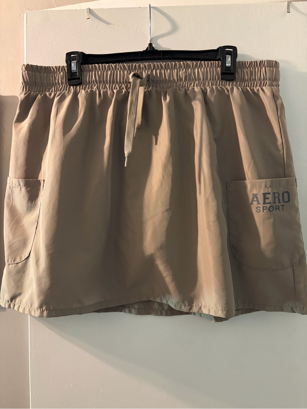 Aeropostale Sport tan Drawstring Skort XL
